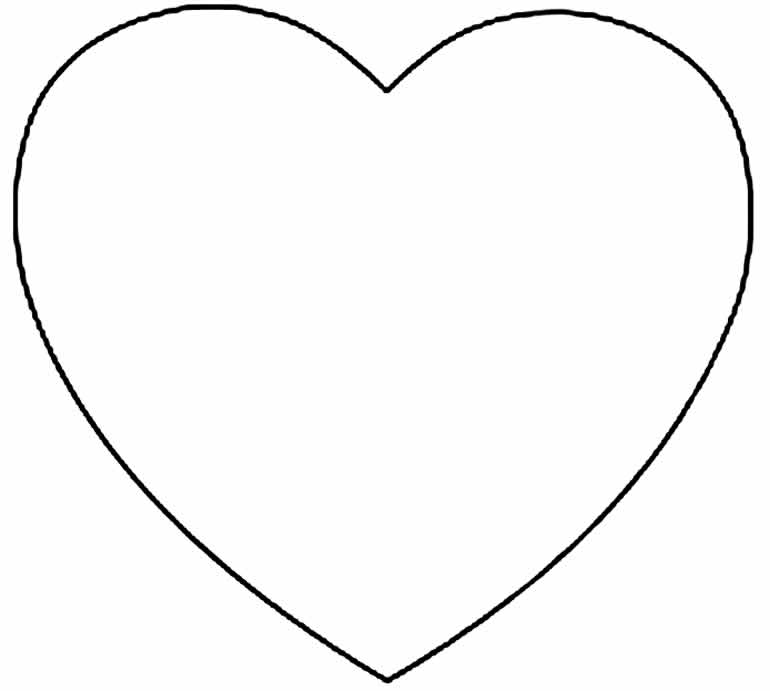 molde coração feltro ou eva comparativo