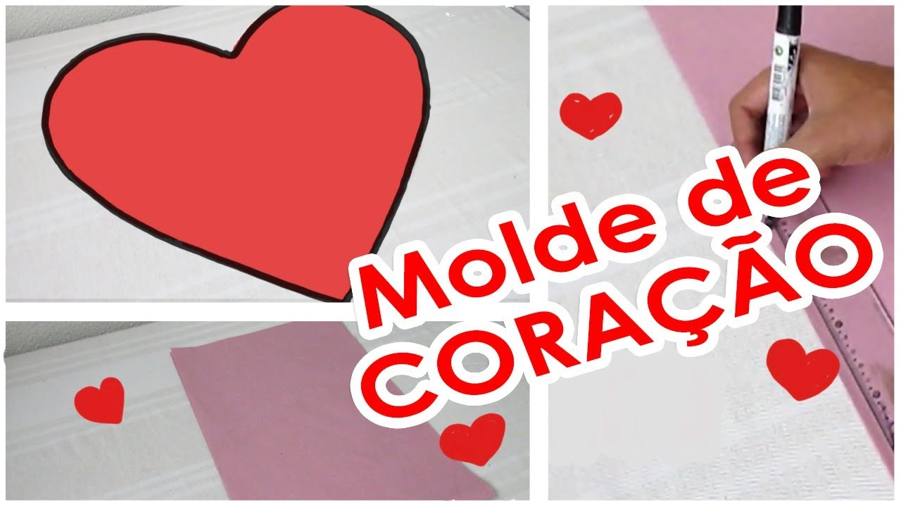 coracao molde