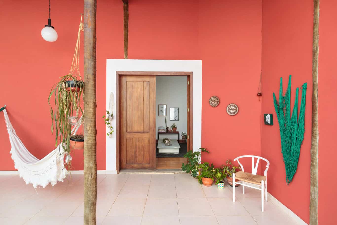 cores para casa estilo colonial com jardim