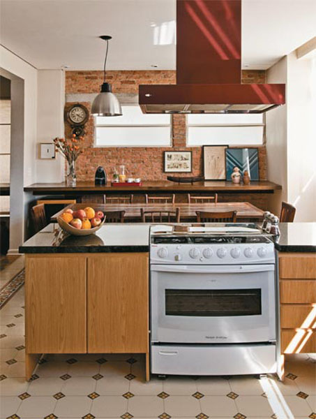 cozinha com ladrilho hidraulico