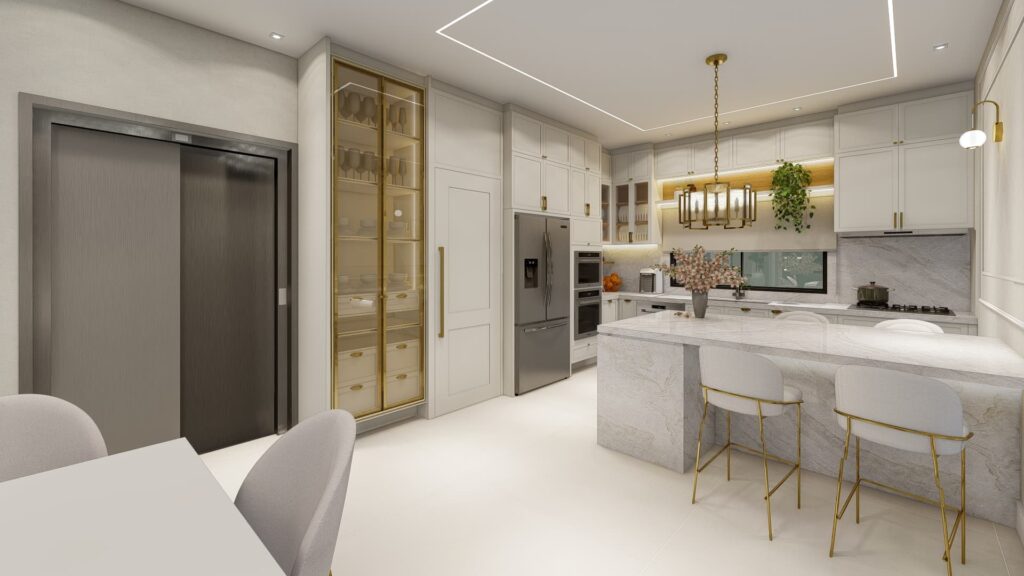 open concept kitchen