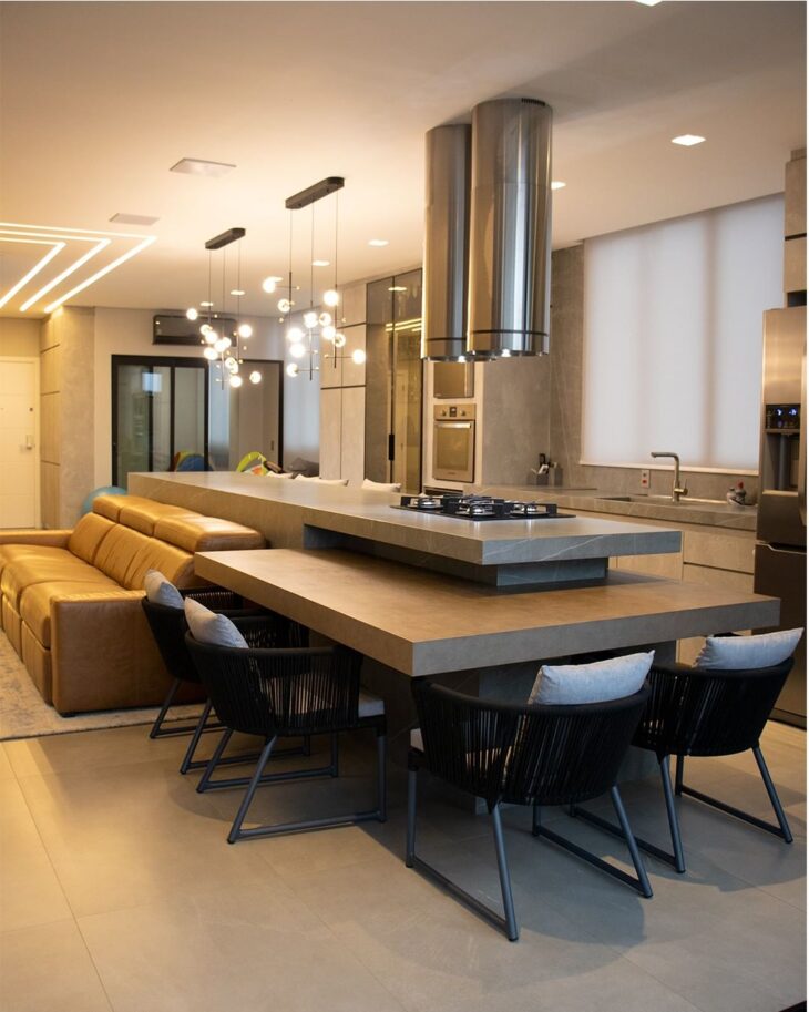 cozinha americana moderna