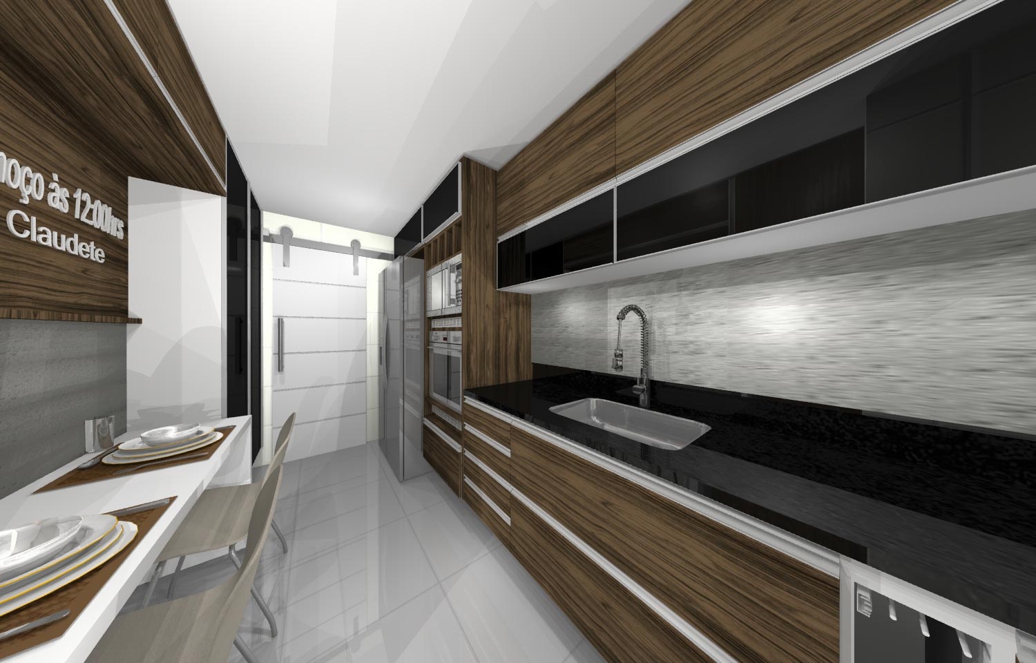 10 Dicas de Decoração para Cozinhas Estreitas