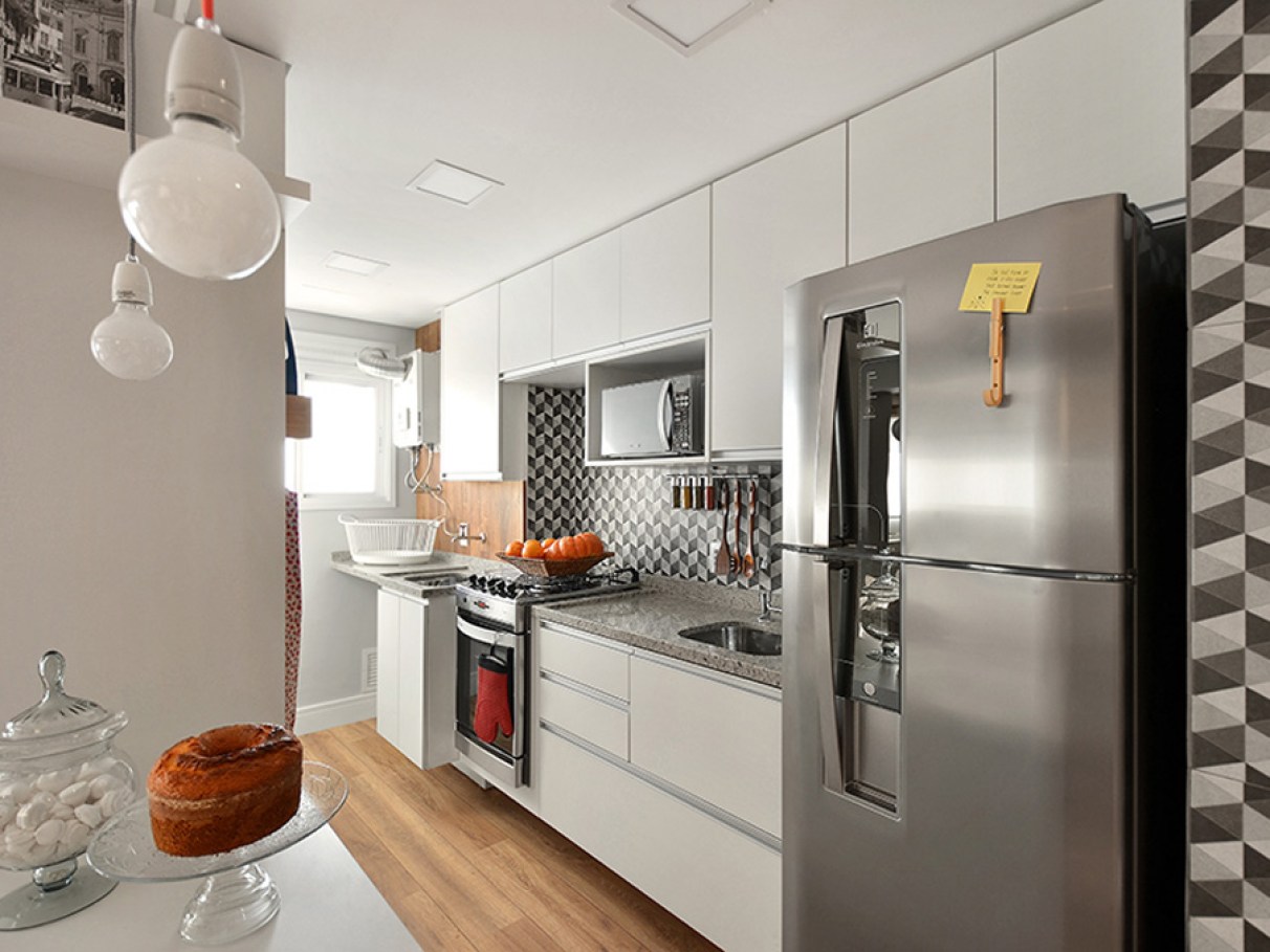 O Triângulo de Trabalho Perfeito na Sua Cozinha Corredor