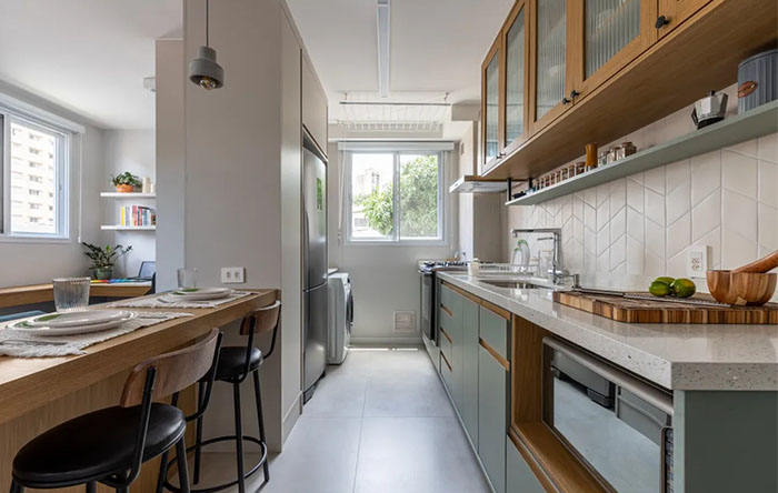 Como Planejar uma Cozinha Corredor Funcional