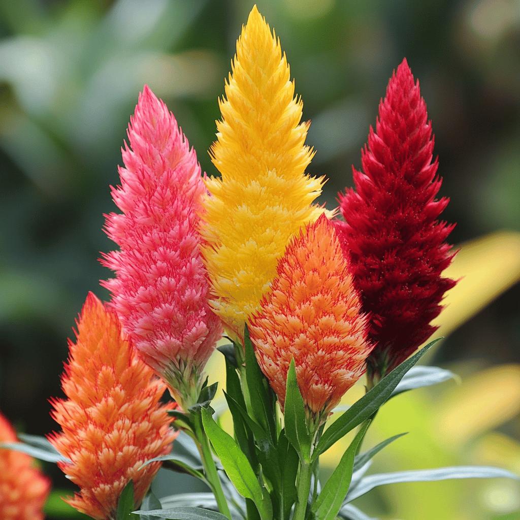 Celosia argentea var. cristata