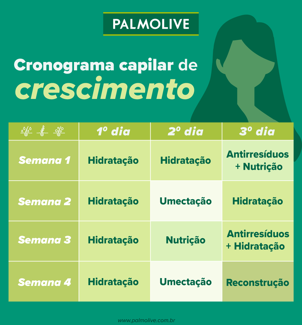 cronograma capilar para cabelos com química