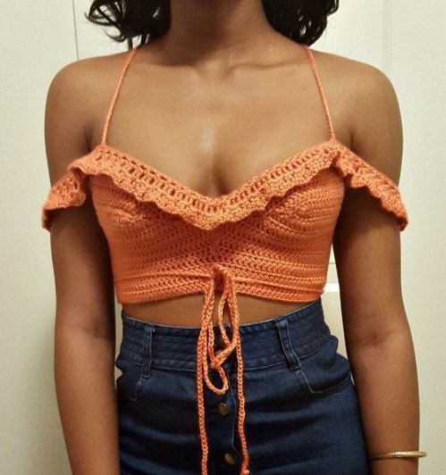 croped de croche6 ideias lindas para fazer