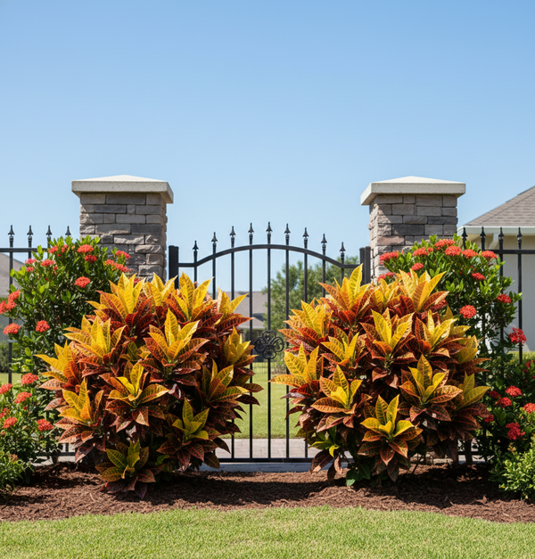 ideias de decoração com croton petra