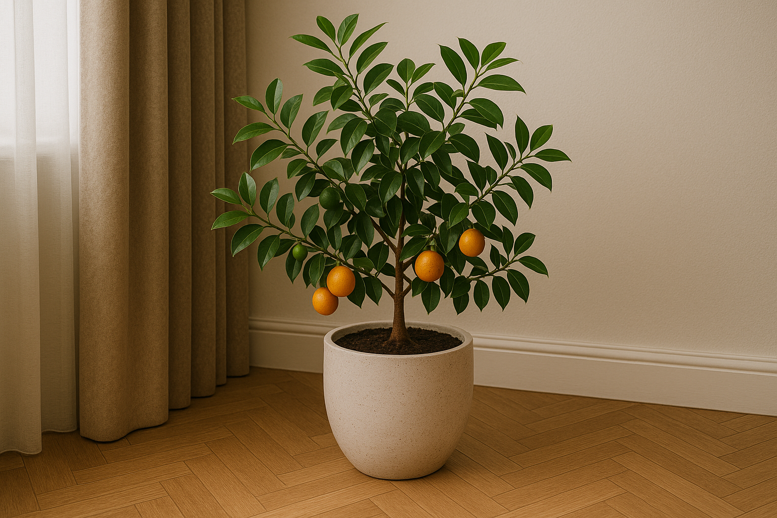 como ter laranjas em apartamento