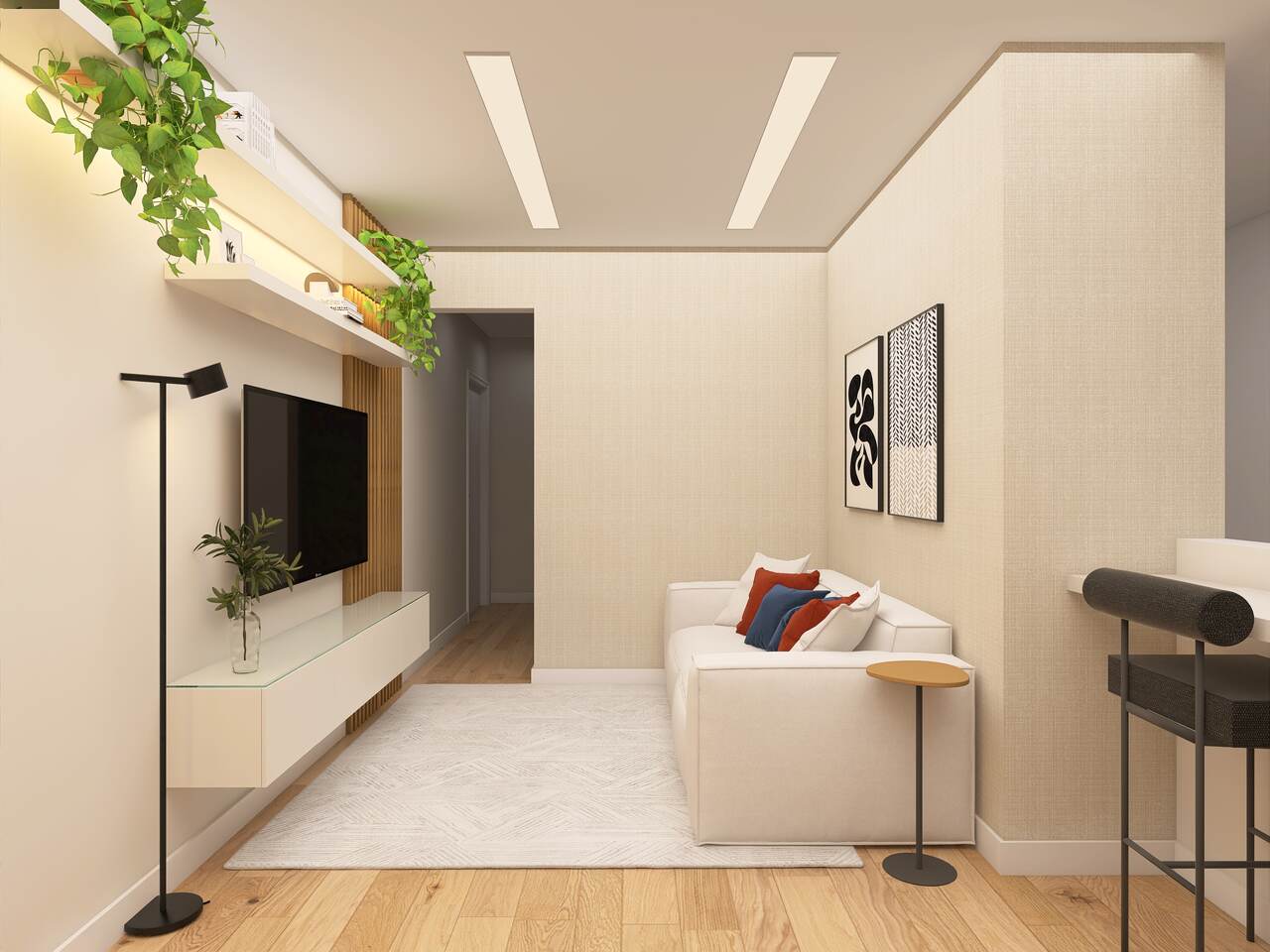 decoracao barata para apartamento alugado