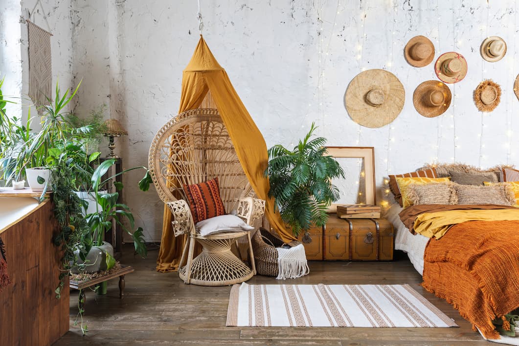 decoracao boho apartamento