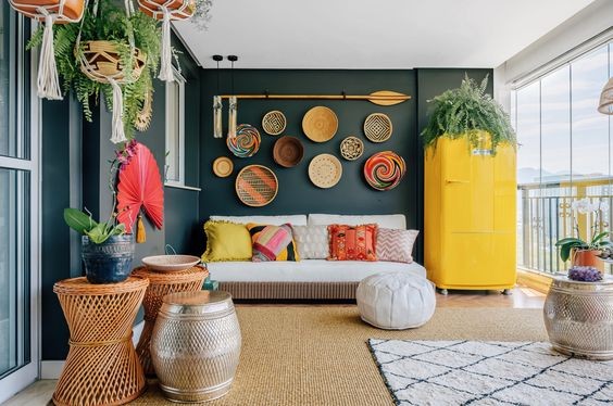 decoracao boho chic vs minimalista apartamento