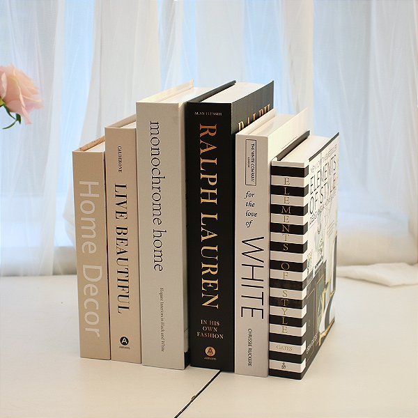 Livros Falsos e Caixas Decorativas: Elegância e Organização na Sua Casa