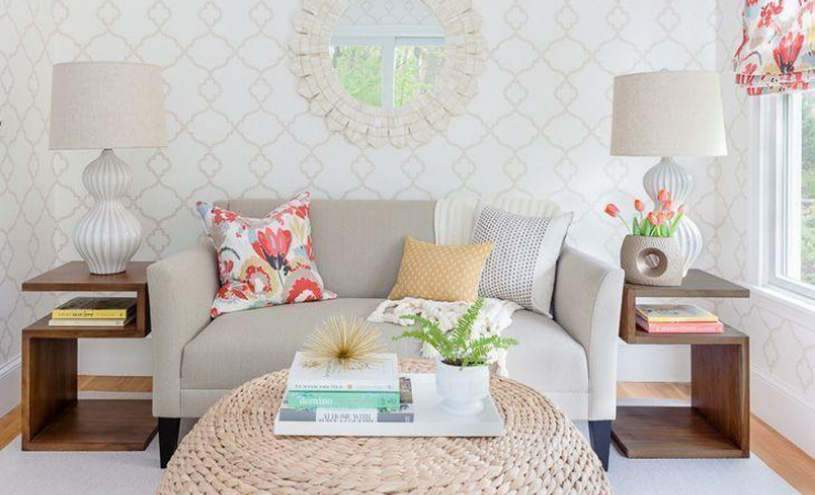 decoracao com papel de parede lavavel