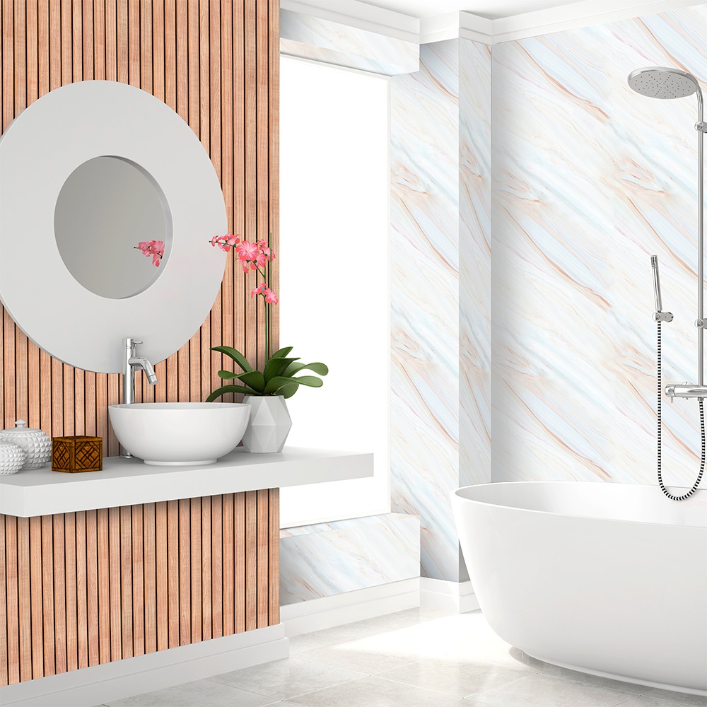 decoracao com papel de parede lavavel