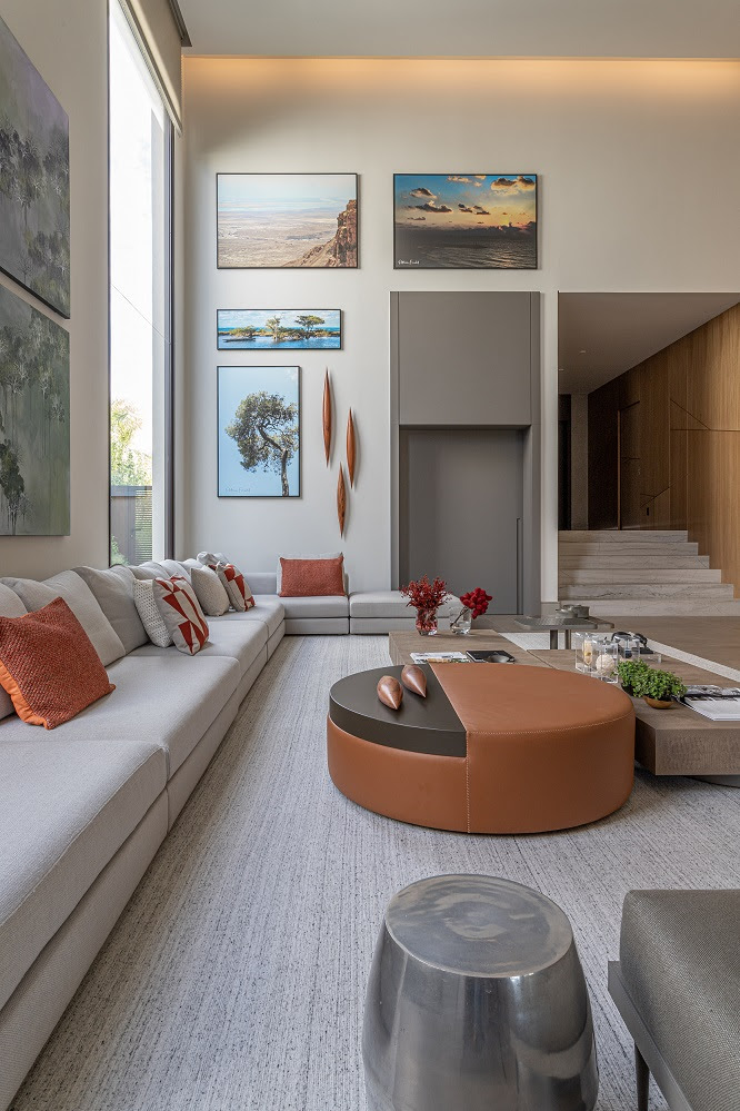 decoracao com pe direito duplo