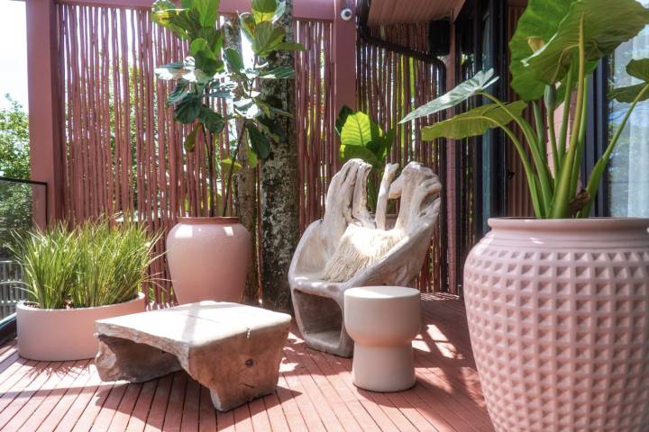 drenagem correta para vasos grandes na entrada