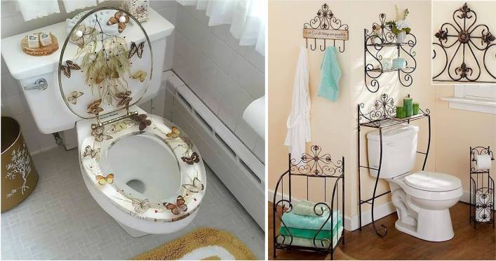 decoracao de banheiro artesanal