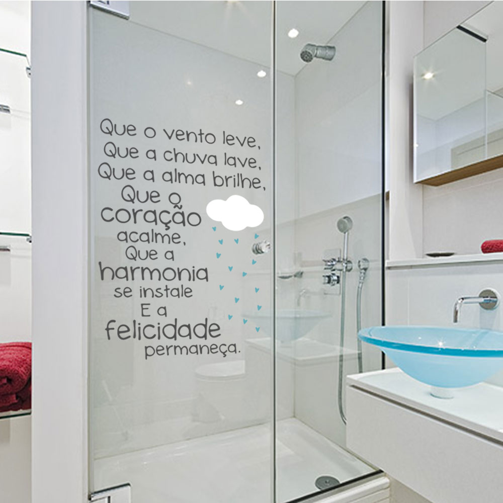 adesivo vinilico ou papel de parede para banheiro