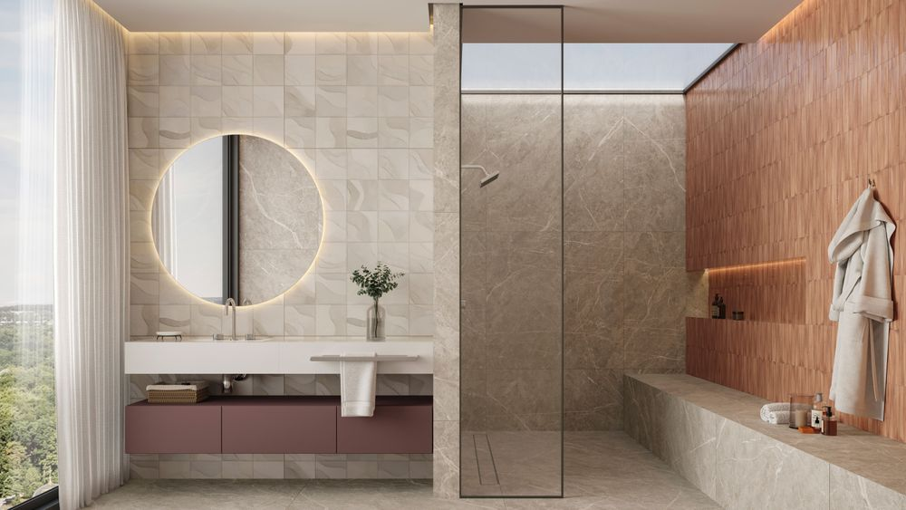 Guia Completo: Como Escolher o Porcelanato Ideal para Cada Área do Seu Banheiro