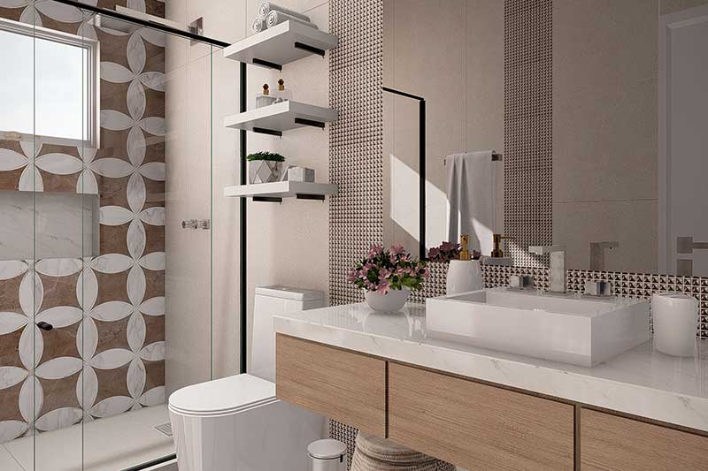 decoracao de banheiro feminino