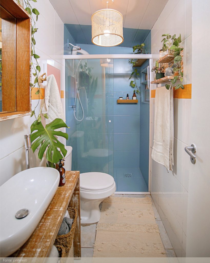 decoracao de banheiro gastando pouco