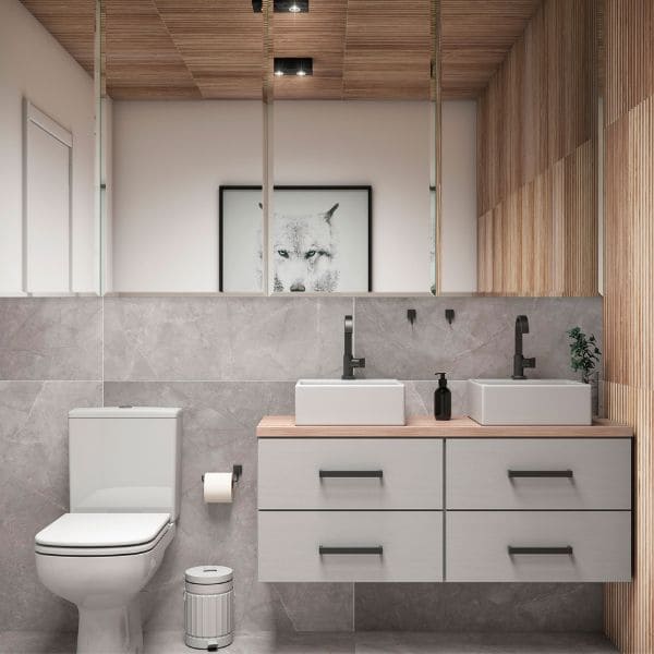 Paleta de Cores: Harmonizando seu Banheiro com o Estilo Rústico