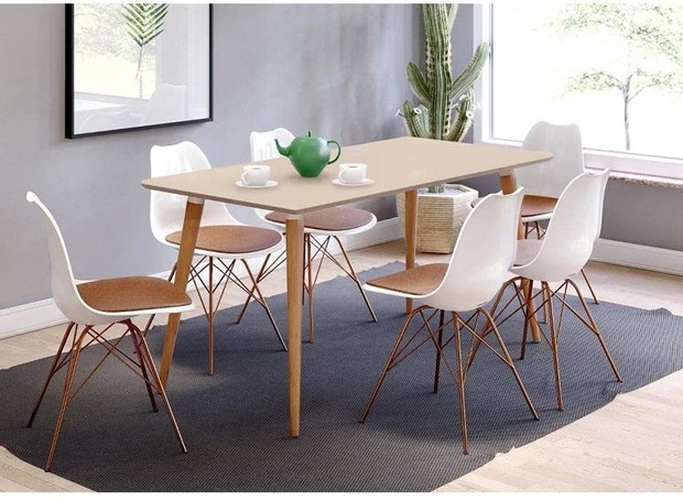 Guia Completo de Medidas para Mesas de Jantar de 6 Lugares