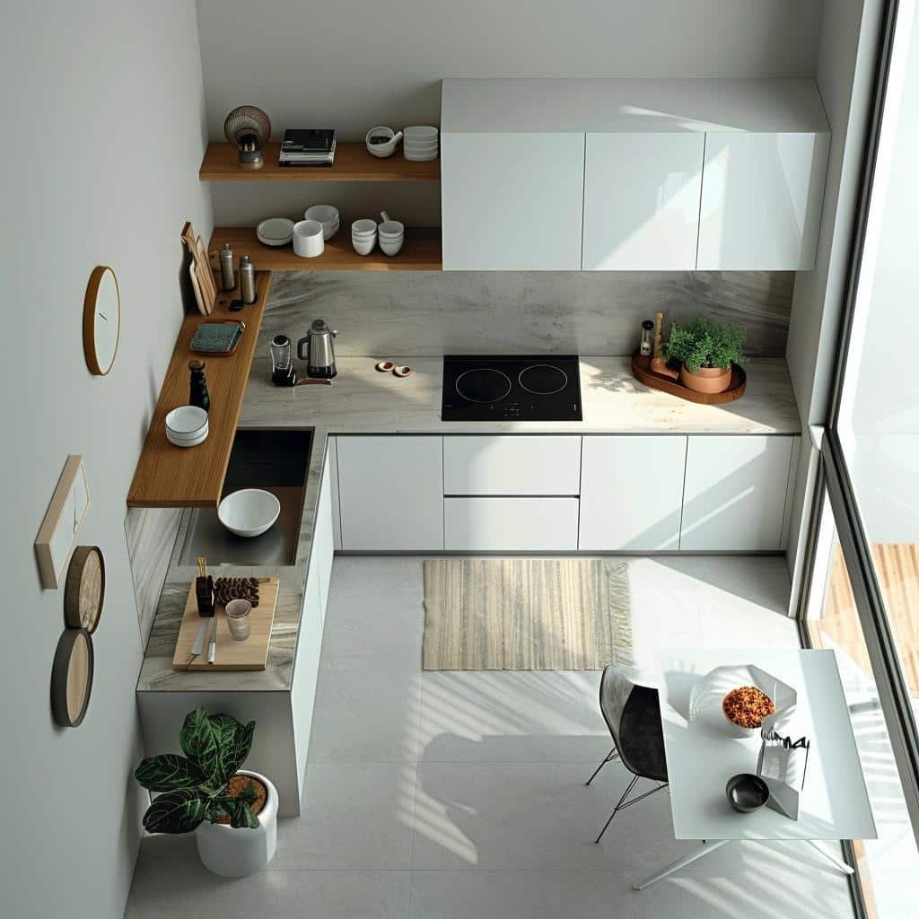 ideias de cozinha pequena moderna com fotos