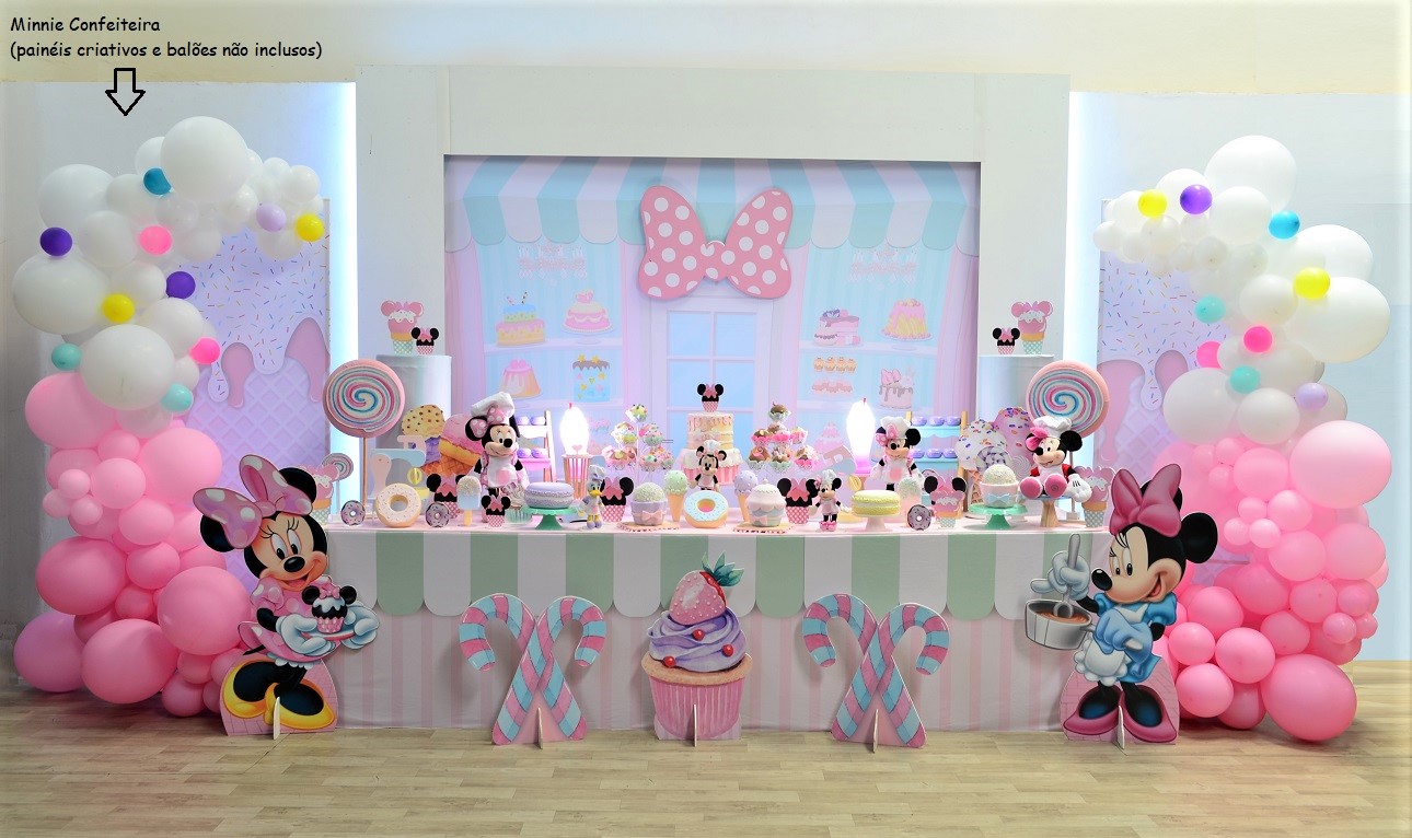 Elementos Essenciais para uma Festa Minnie Inesquecível: Painéis