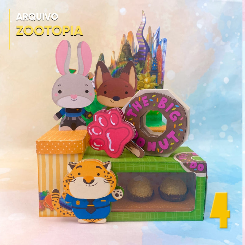 ideias criativas festa zootopia infantil