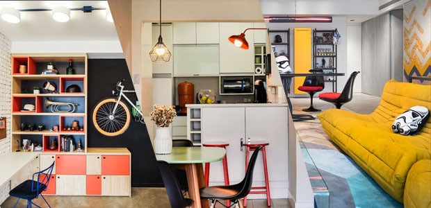 decoracao de kitnet jovem