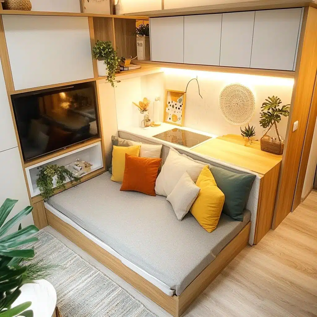 Móveis multifuncionais essenciais para sua kitnet