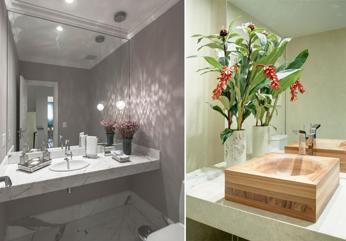 lavabo preto fosco vs lavabo branco