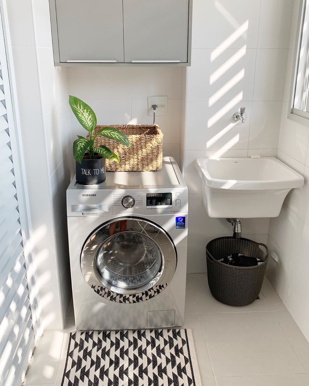 ideias de decoração lavanderia pequena