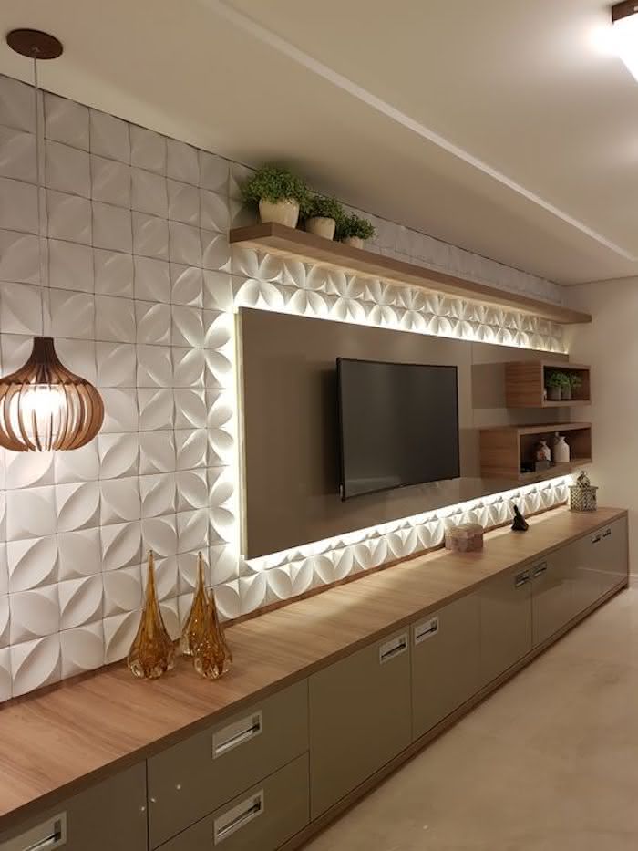 como usar espelhos para ampliar a sala de estar