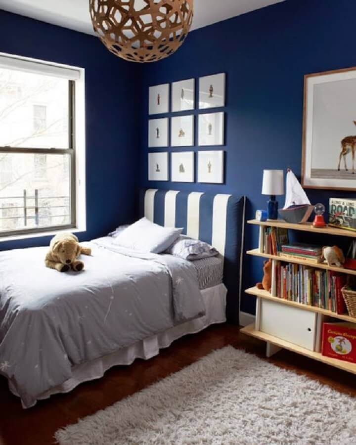 decoracao de quarto azul