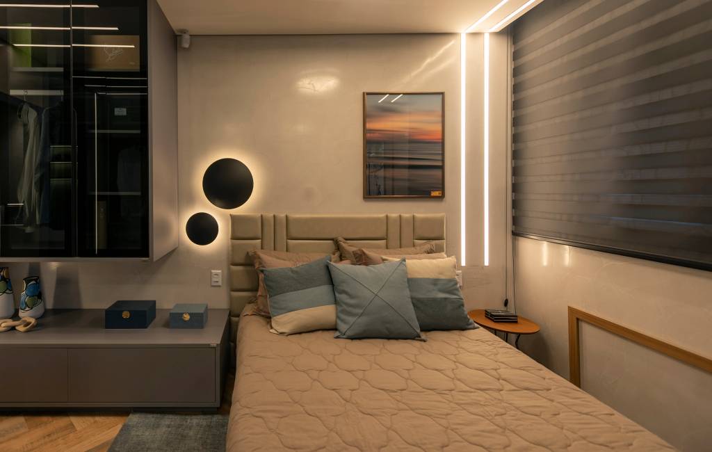 luzes de LED vs luzes de fada para decoração de quarto