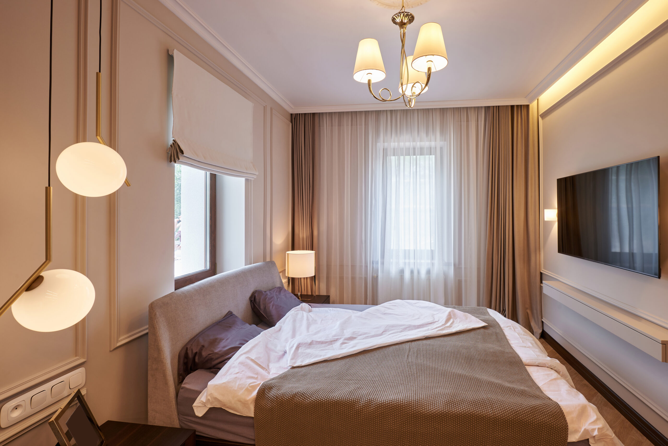 luzes de LED vs luzes de fada para decoração de quarto