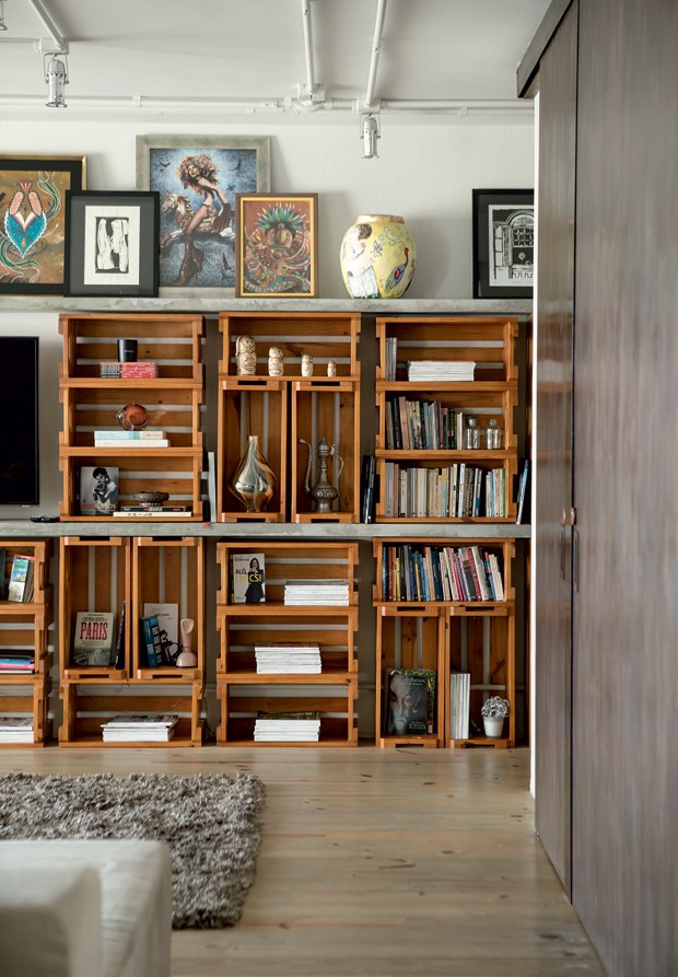 20 ideias criativas prateleiras livros quarto pequeno