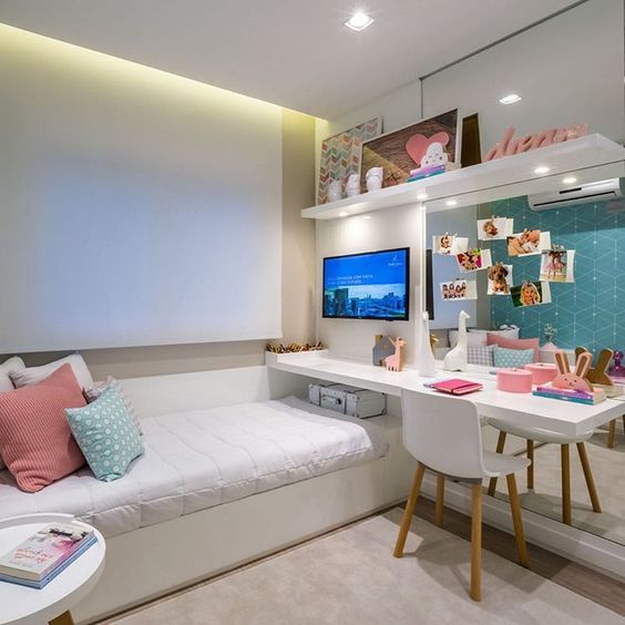 decoracao de quarto de adolescente feminino