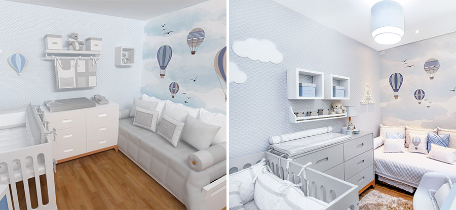 como decorar quarto de bebe pequeno com pouco dinheiro