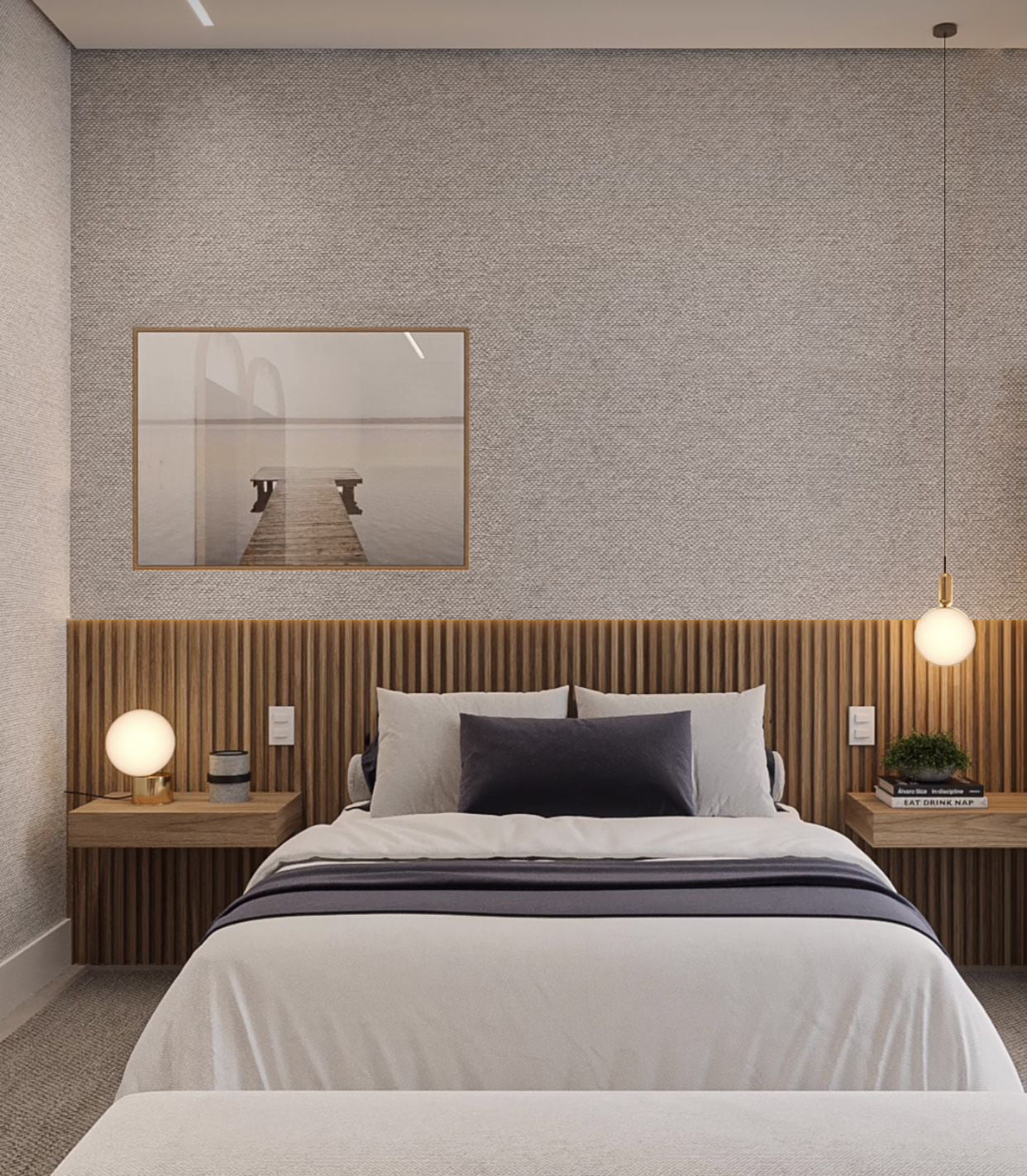 Tendências de Papel de Parede para Quarto de Casal 2025/2026