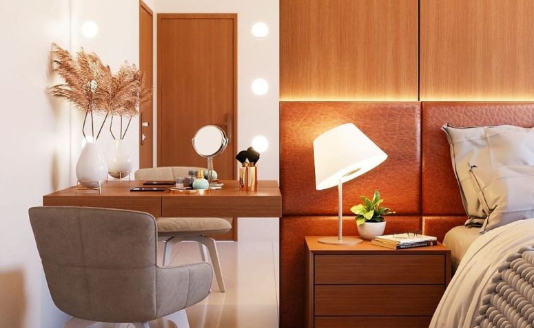 erros comuns ao escolher penteadeira quarto pequeno