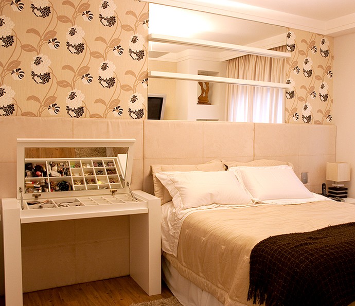 decoracao de quarto de casal com penteadeira