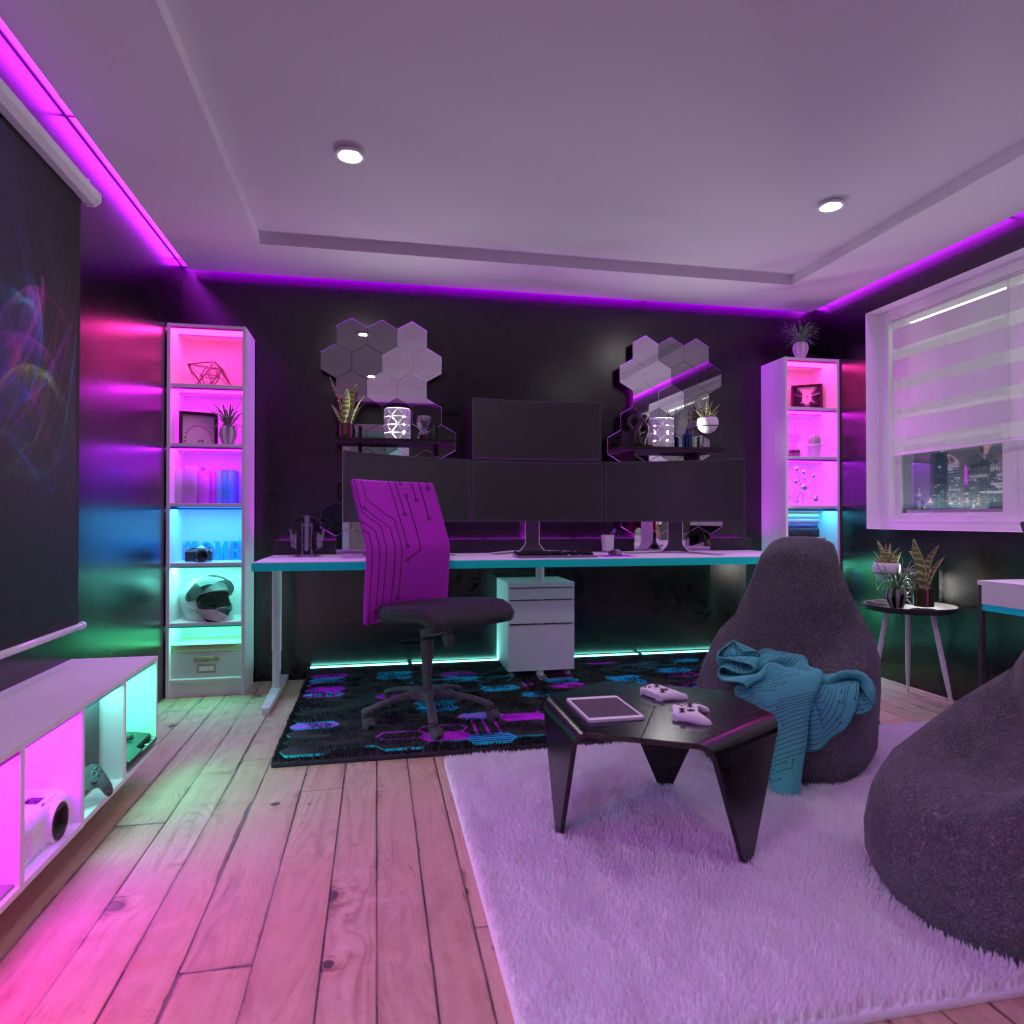 ideias criativas para decorar quarto gamer pequeno