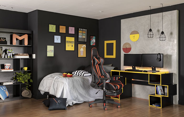 decoracao de quarto gamer