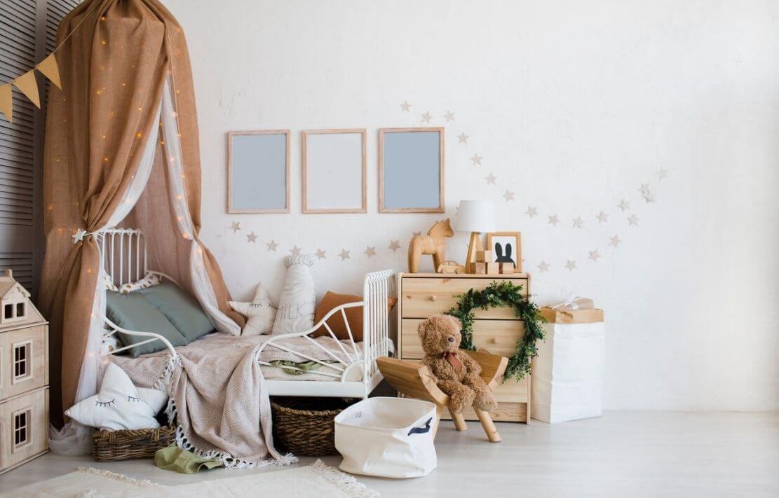 decoracao de quarto montessoriano