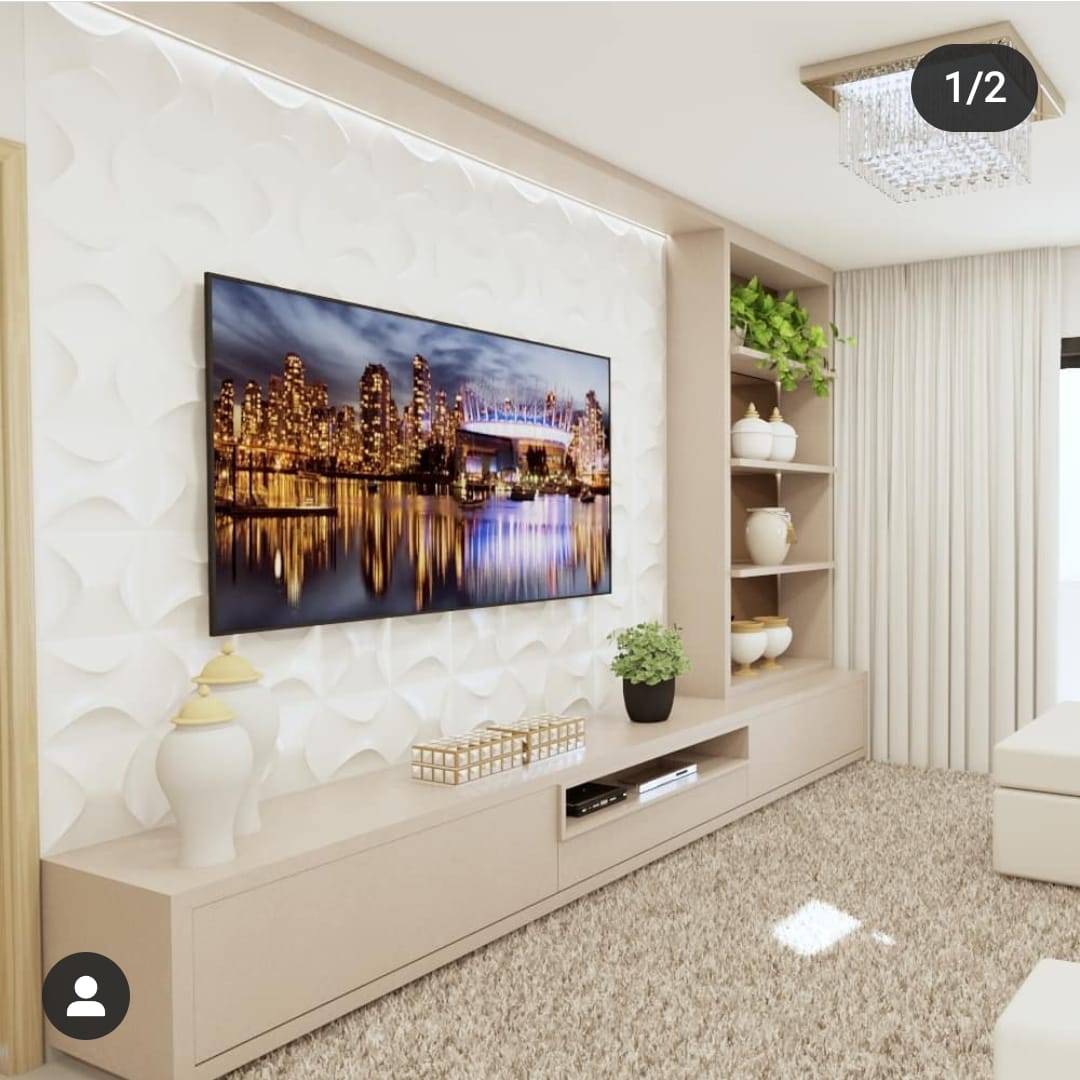 decoracao de quarto pequeno de casal com tv